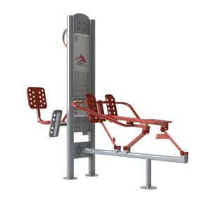 Διπλό Όργανο Υπαίθριας Άσκησης Πρέσα Ποδιών – Κωπηλατική