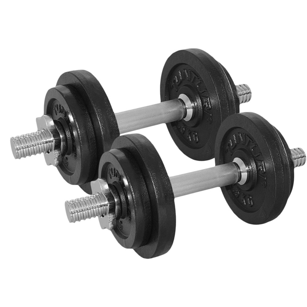 Tunturi Σετ 2 αλτήρων 20kg με βάρη 30mm - Image 3