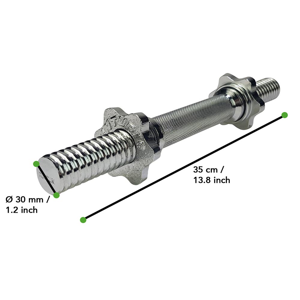 Tunturi Σετ 2 αλτήρων 20kg με βάρη 30mm - Image 5