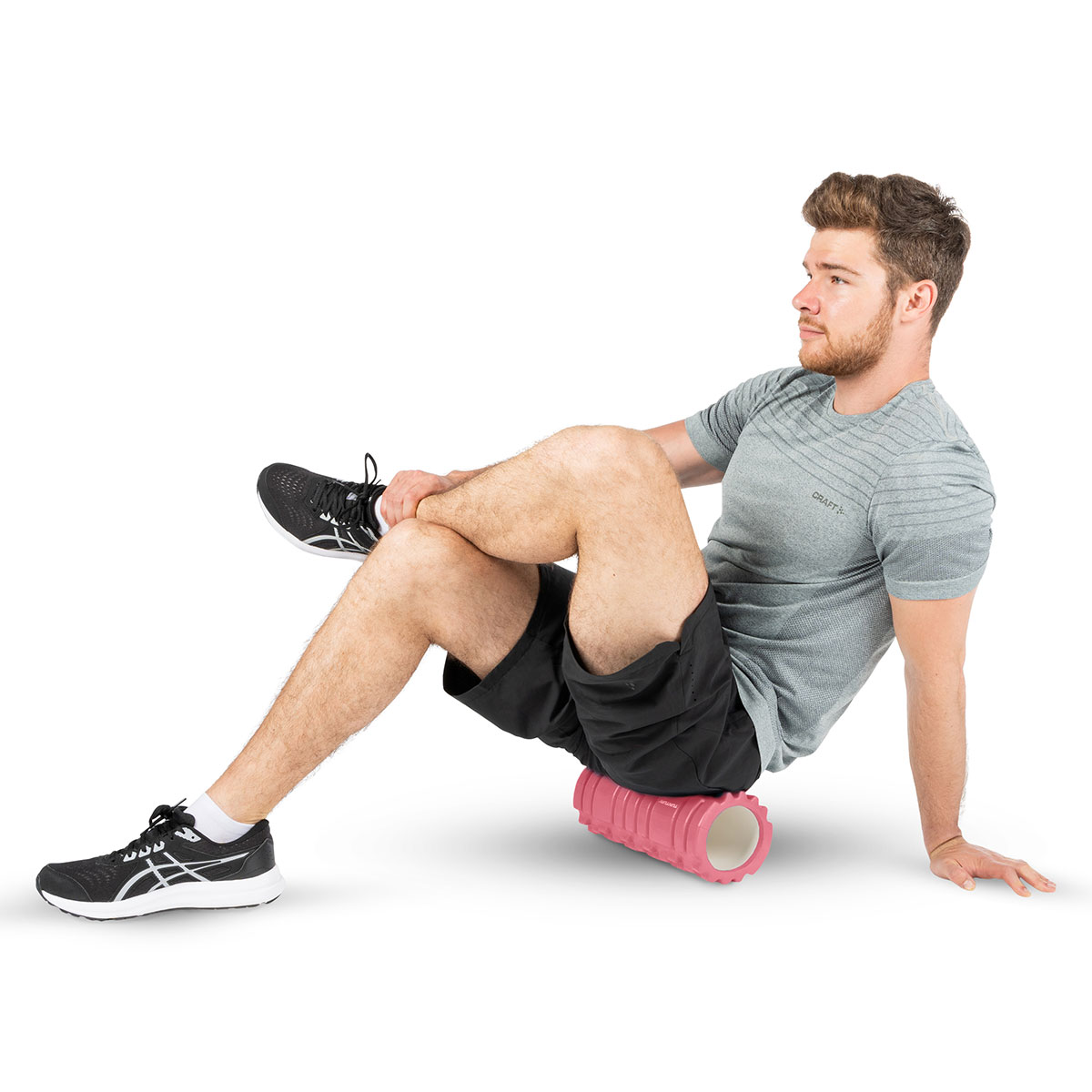 Tunturi Yoga Grid Foam Roller 33cm Ροζ χρυσό - Image 20