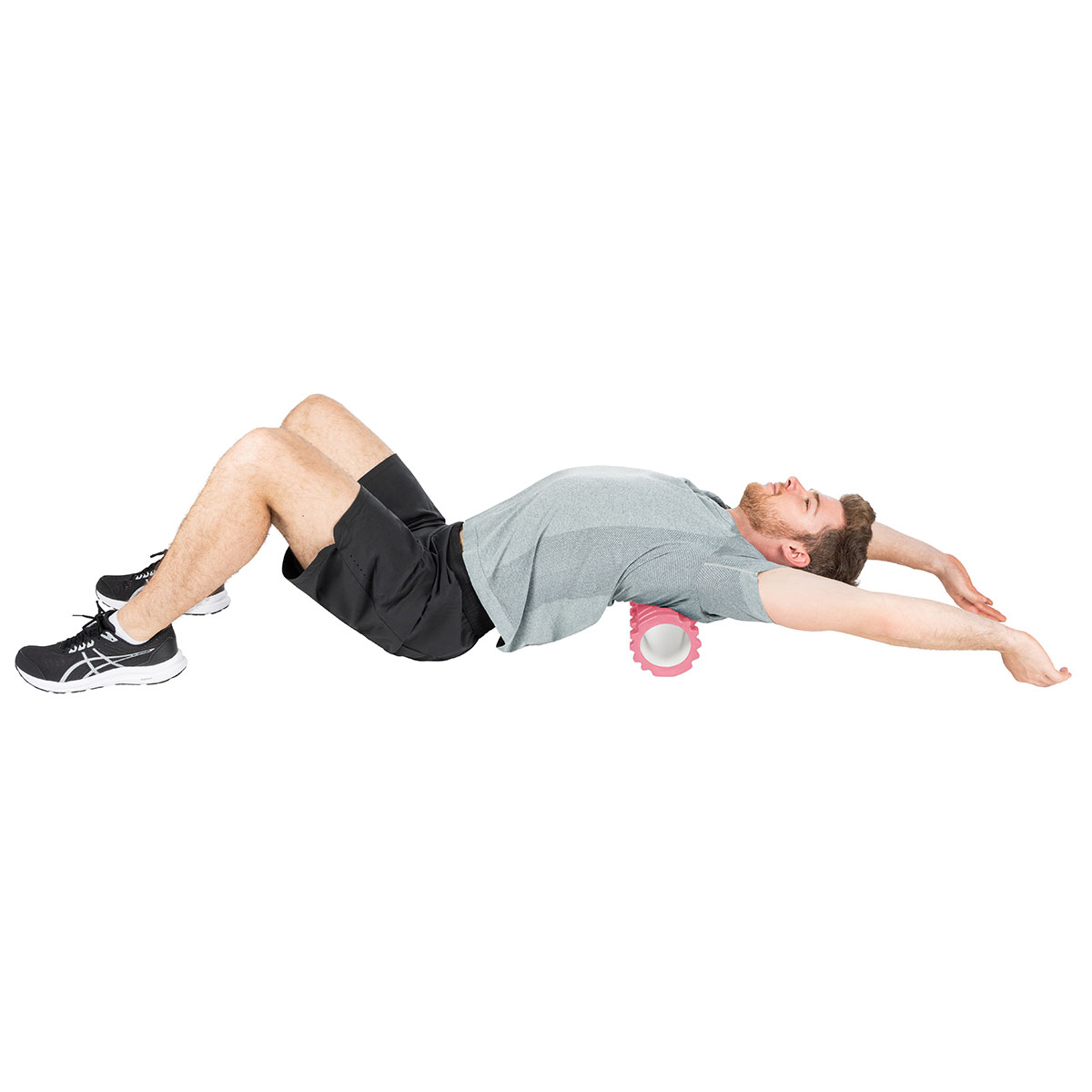Tunturi Yoga Grid Foam Roller 33cm Ροζ χρυσό - Image 21