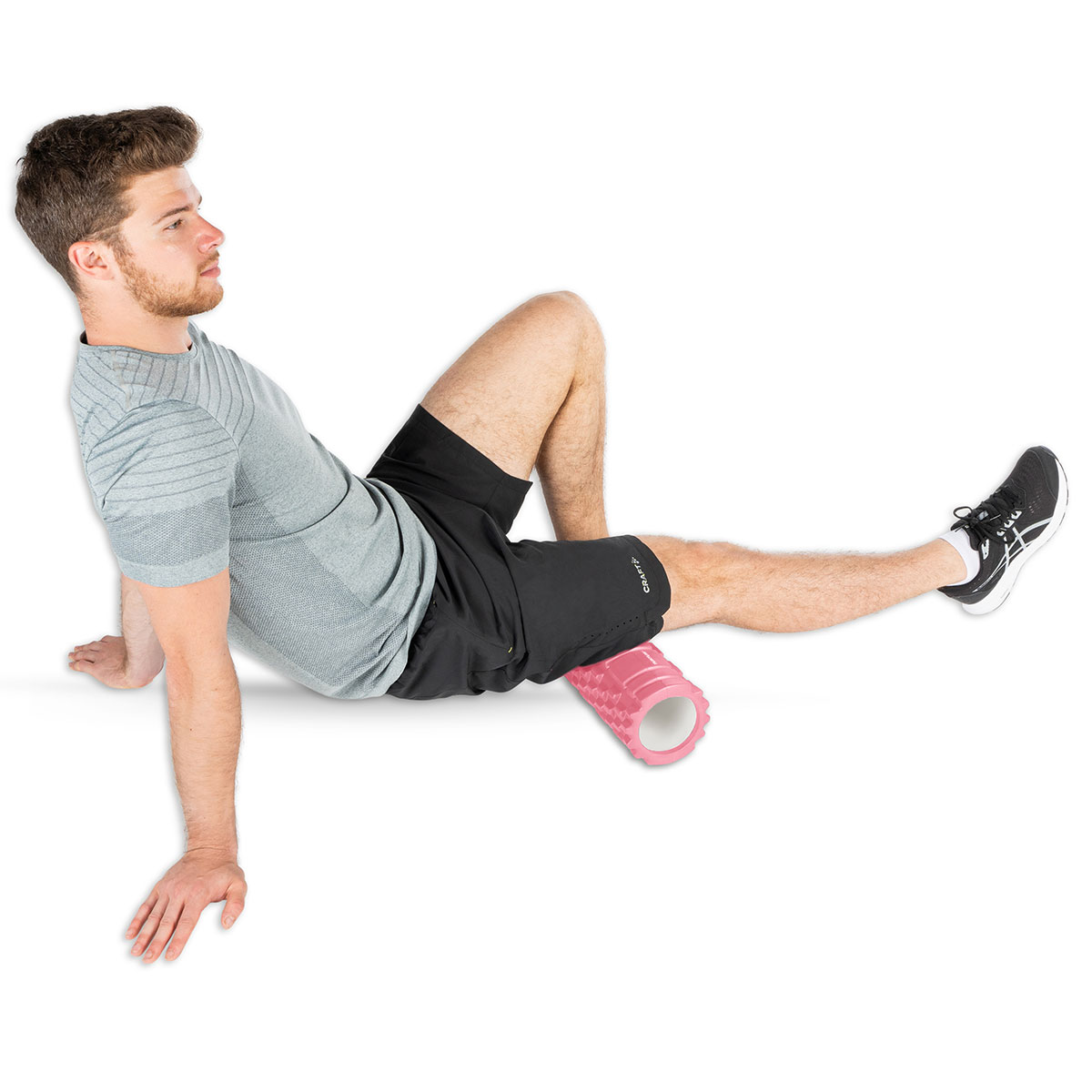 Tunturi Yoga Grid Foam Roller 33cm Ροζ χρυσό - Image 24