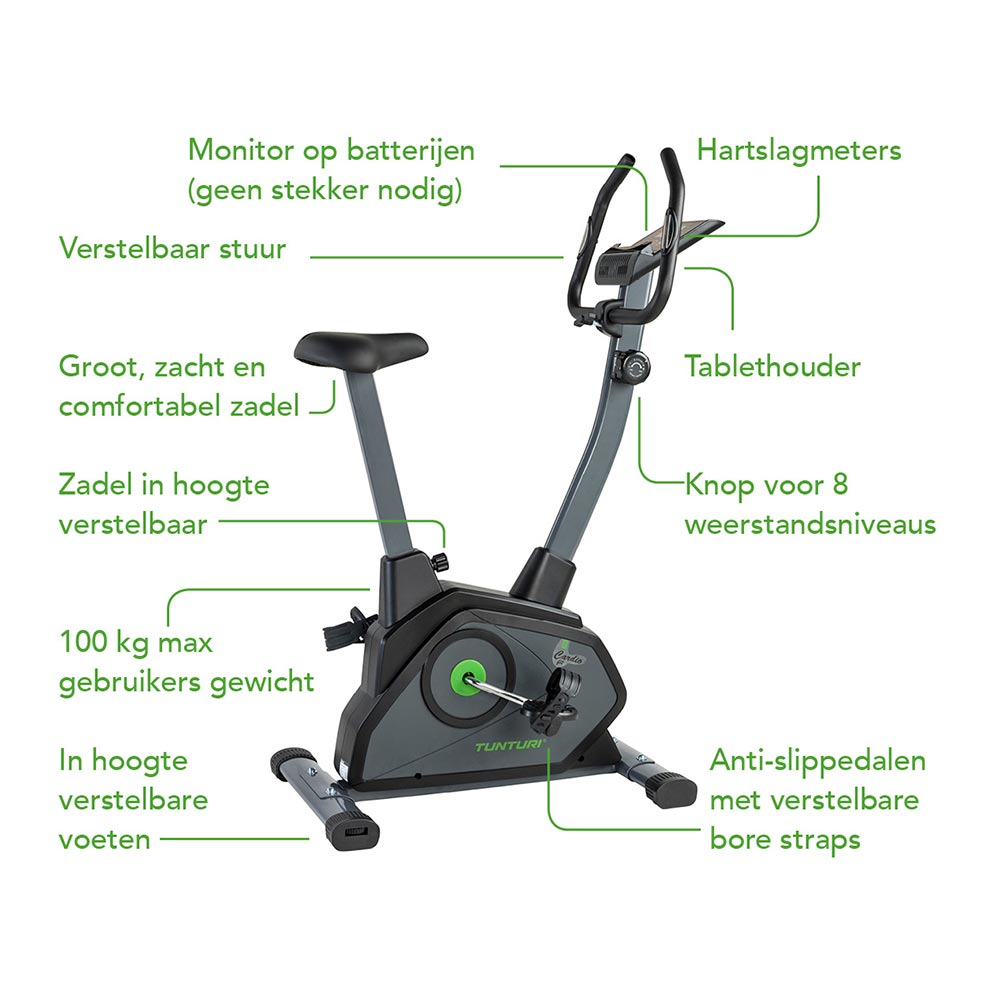 Tunturi Cardio Fit B35 Ποδήλατο Γυμναστικής - Image 7