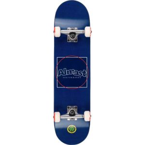 ALMOST Dot Box FP Complete Skateboard 7.75" - Navy
