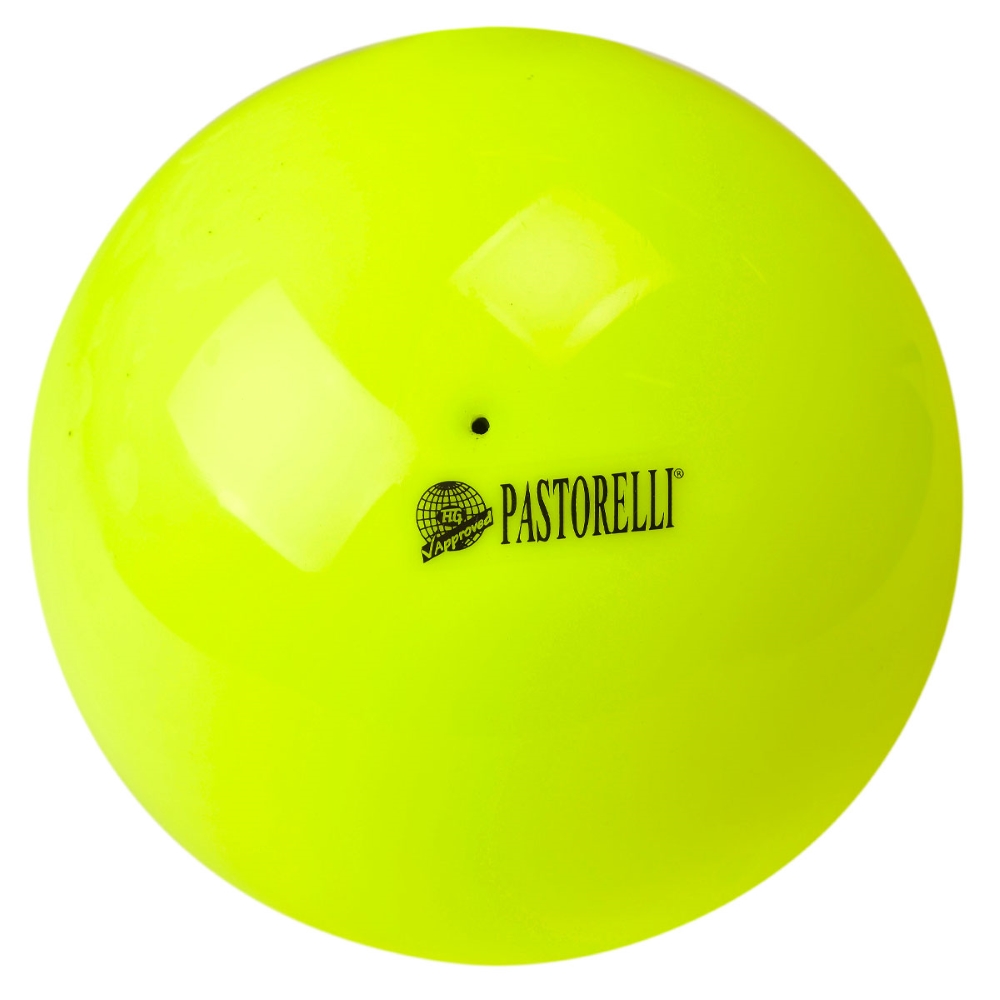 PASTORELLI New Generation Μπάλα ρυθμικής γυμναστικής μονόχρωμη - Fluorescent yellow 18εκ.