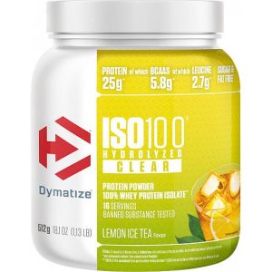 ISO 100 Clear Hydrolyzed 512gr (DYM) - Peach Ice Tea