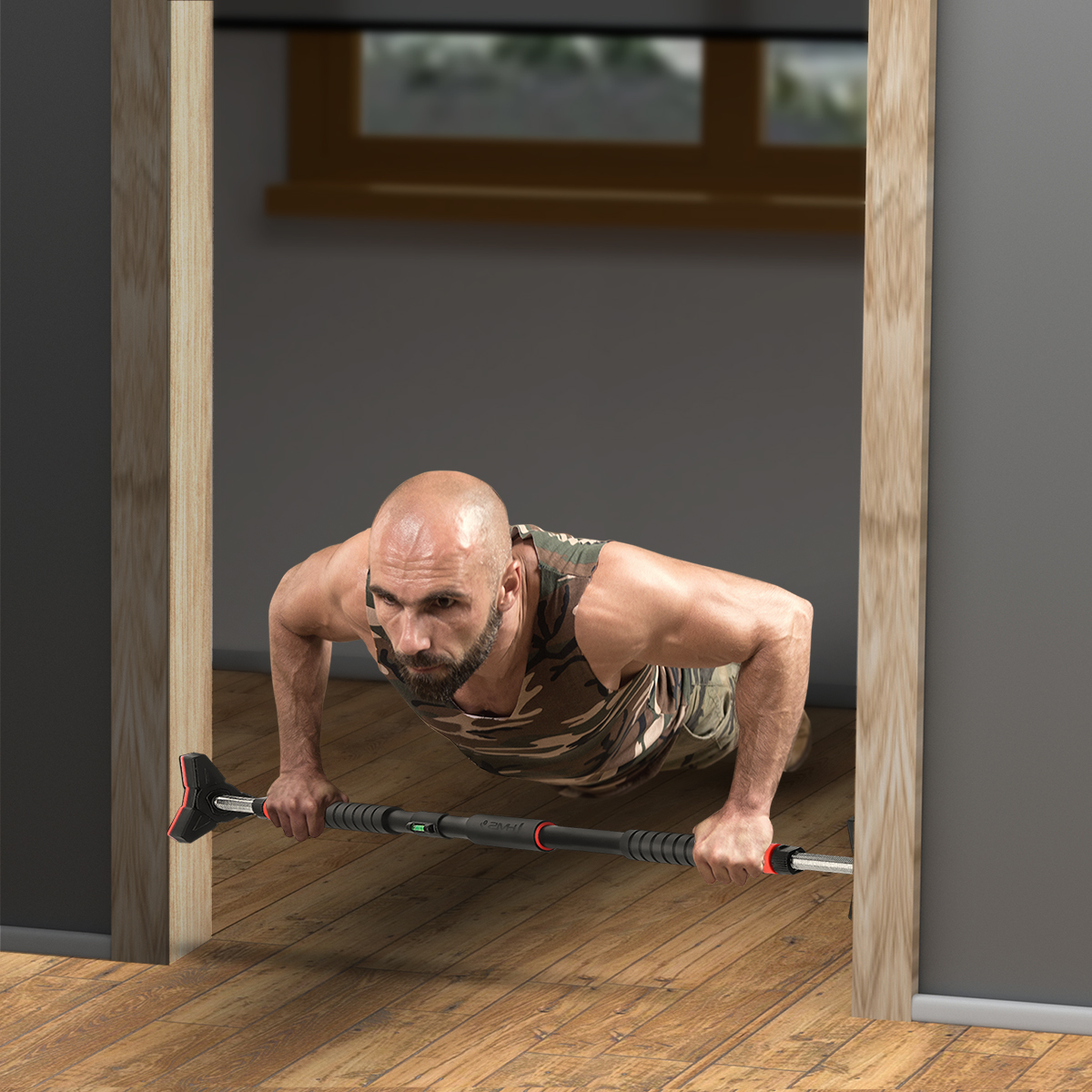 Μονόζυγο Πόρτας HMS DD400 DOOR GYM BAR 70-100 CM - Image 17
