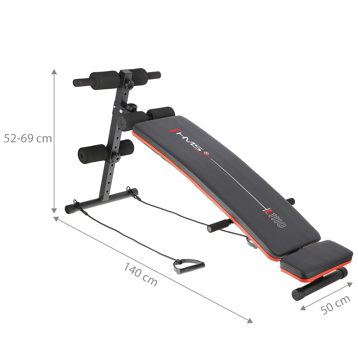 Πάγκος κοιλιακών HMS L1110 EXCERCISE BENCH - Image 5